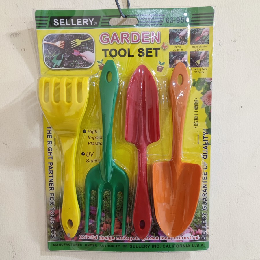 Garden Tool Set 4 Pcs Sellery Peralatan Berkebun Sekop Mini