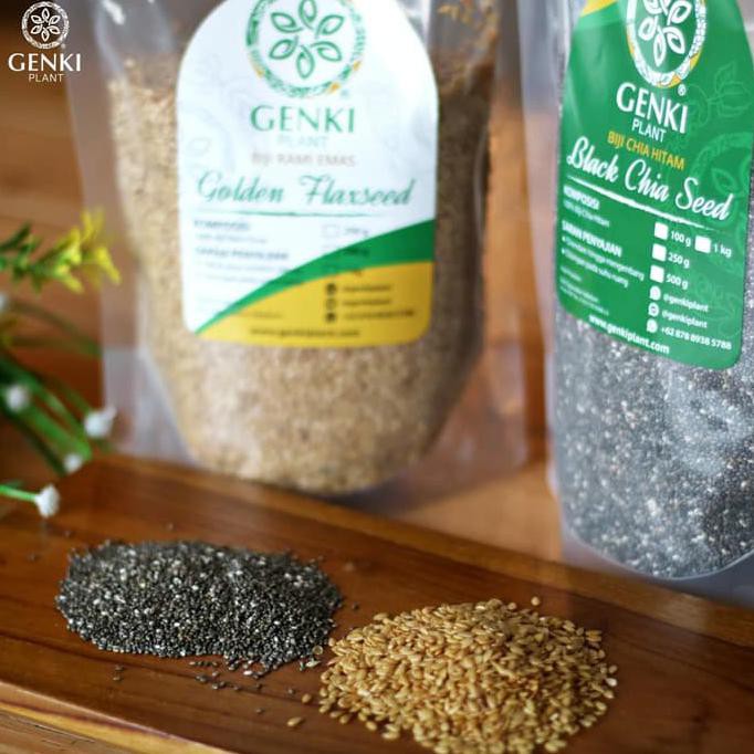 

Promo Black Chia Seed - 500 G + Golden Flaxseed - 500 G '