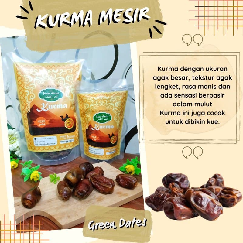 

KURMA MESIR 1kg Manis curah - Murah Lembut Asli Original Premium Murah Enak 1kg