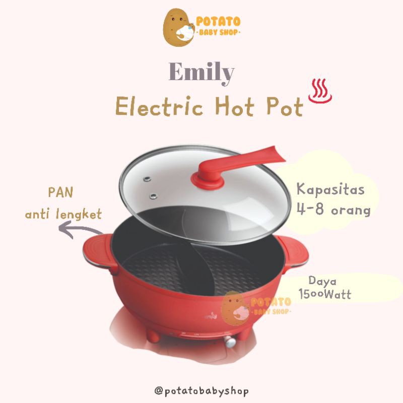 Emily Electric Hot Pot 6L - Heat Pan Hotpot