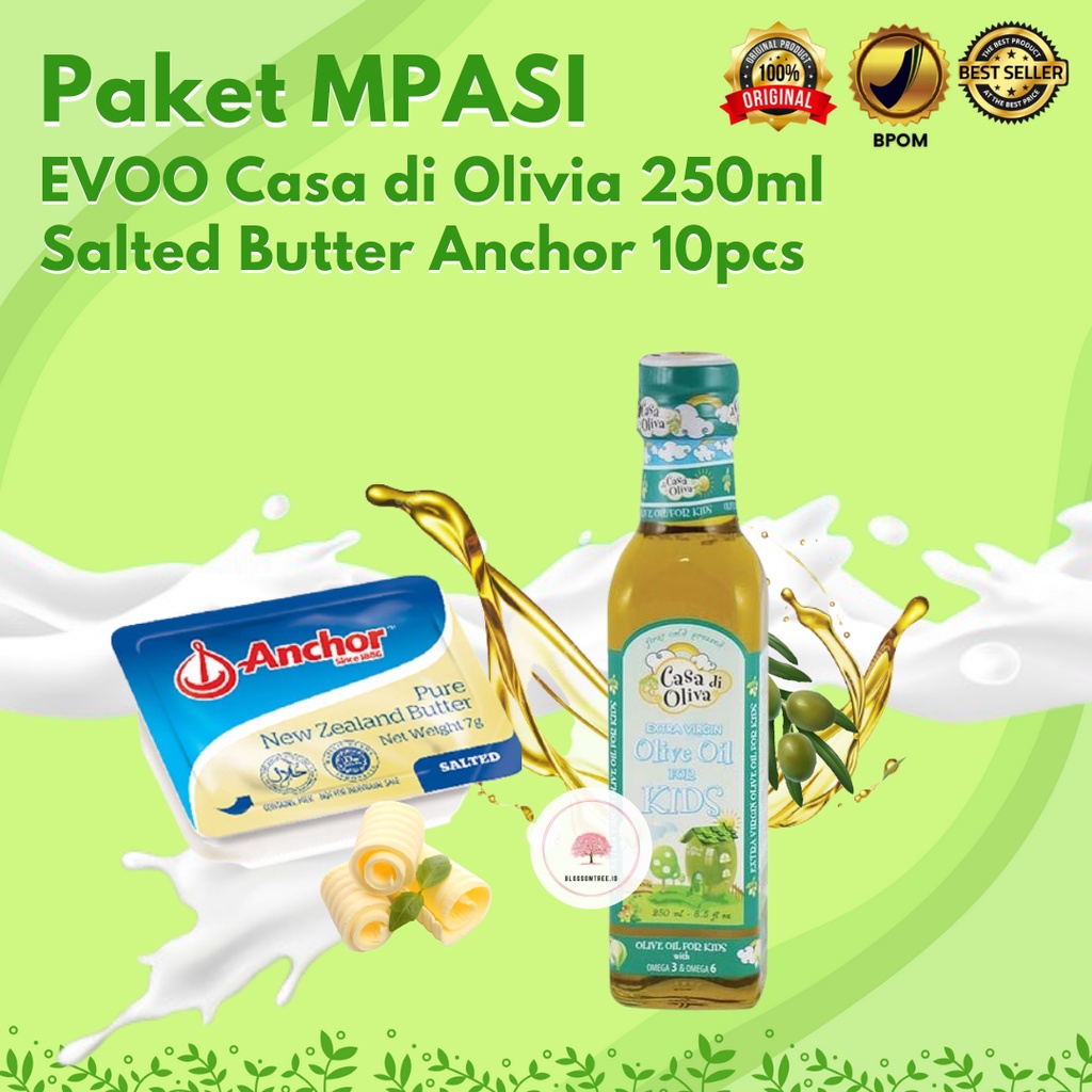 Paket mpasi bayi 6 bulan evoo casa di olivia salted butter anchor salted butter anchor butter bayi m