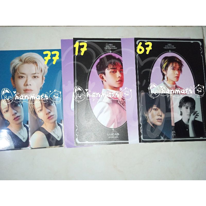 PHOTOCARD POSTCARD NCT 127 YUTA WAYV LUCAS