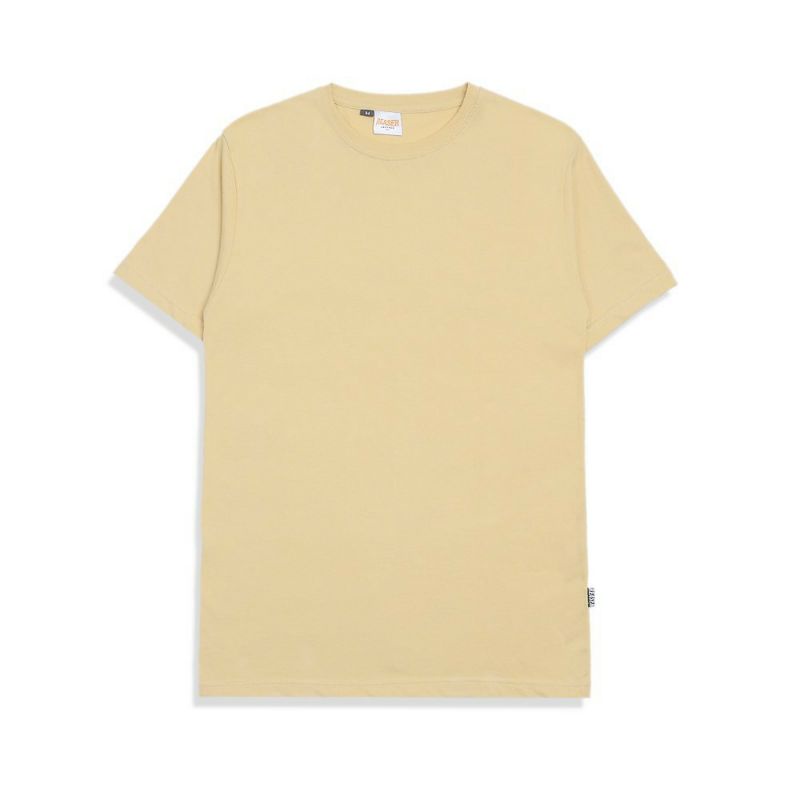 kaos polos cream pria