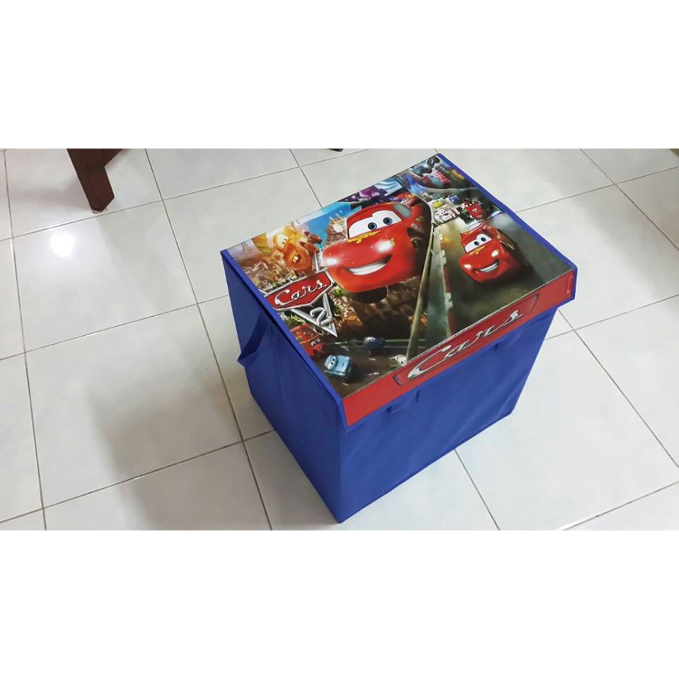 Toy Box Jumbo Murah Tempat Mainan Anak Kotak Mainan Kotak Serbaguna Cars