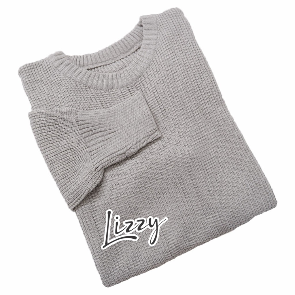 Roundhand sweater FREE ONGKIR BY LIZZY-abu