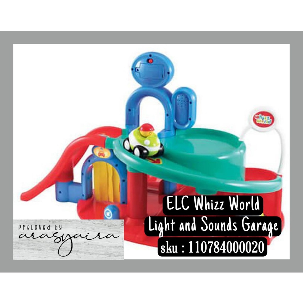 ELC WHIZZWORLD LIGHT & LAMP SOUNDS GARAGE