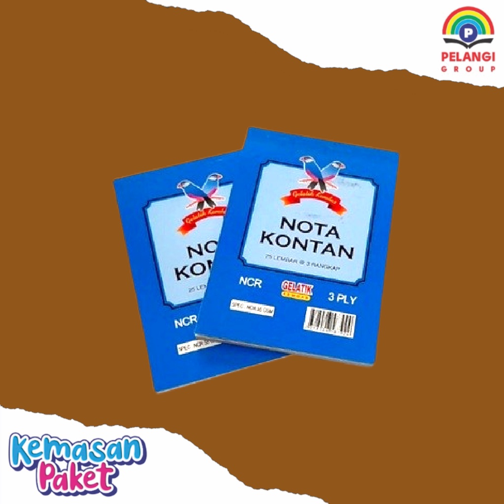 

NOTA KONTAN BIRU GELATIK KEMBAR 25 LEMBAR 3 RANGKAP