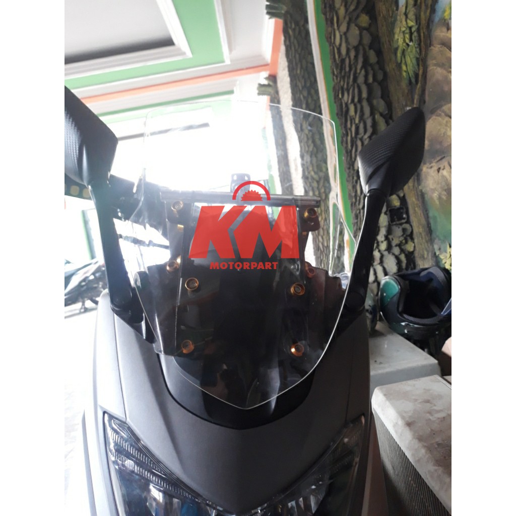 Visor Windshield NMax Lama Old Variasi 2015 2016 2017 2018 2019 Panjang 43 cm Tebal 3 mm N Max