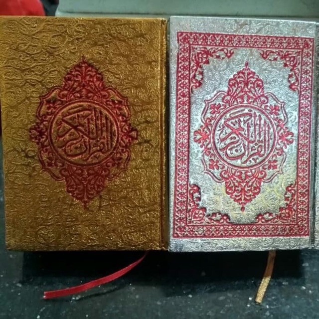 Al Qur’an mushaf saku mas dan perak