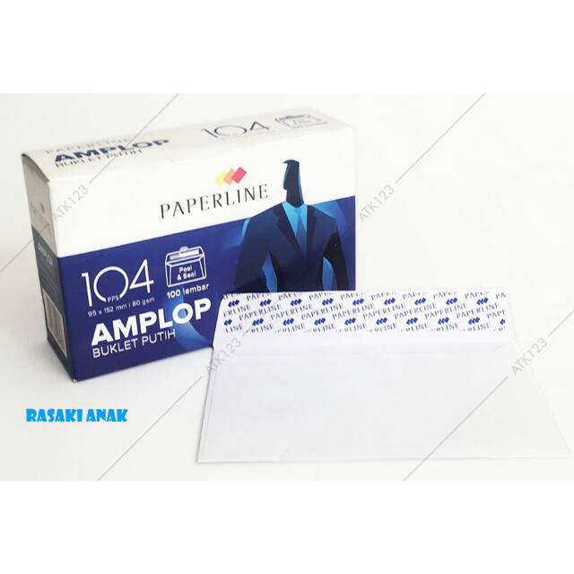 

Amplop Paperline 104 (pendek) 100 amplop per pax