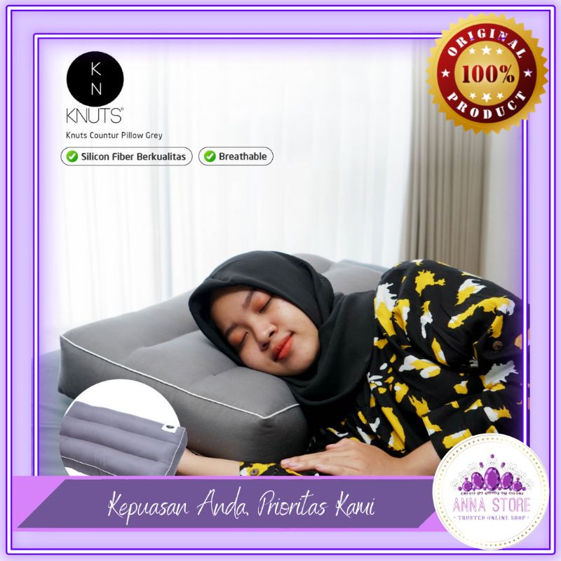 [BANTAL TERAPI] knuts counture pillow / bantal kesahatan / bantal kepala