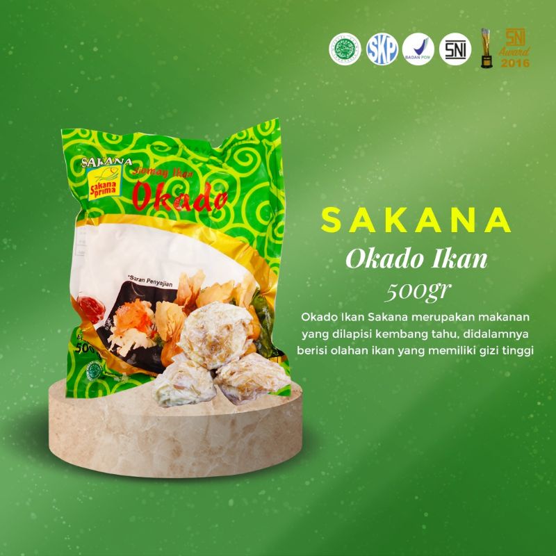 

Sakana okado ikan kulit kembang tahu 500gr