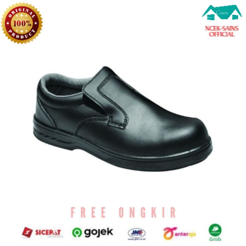 Krisbow trojan safety shoes sepatu pengaman model slop 150kg