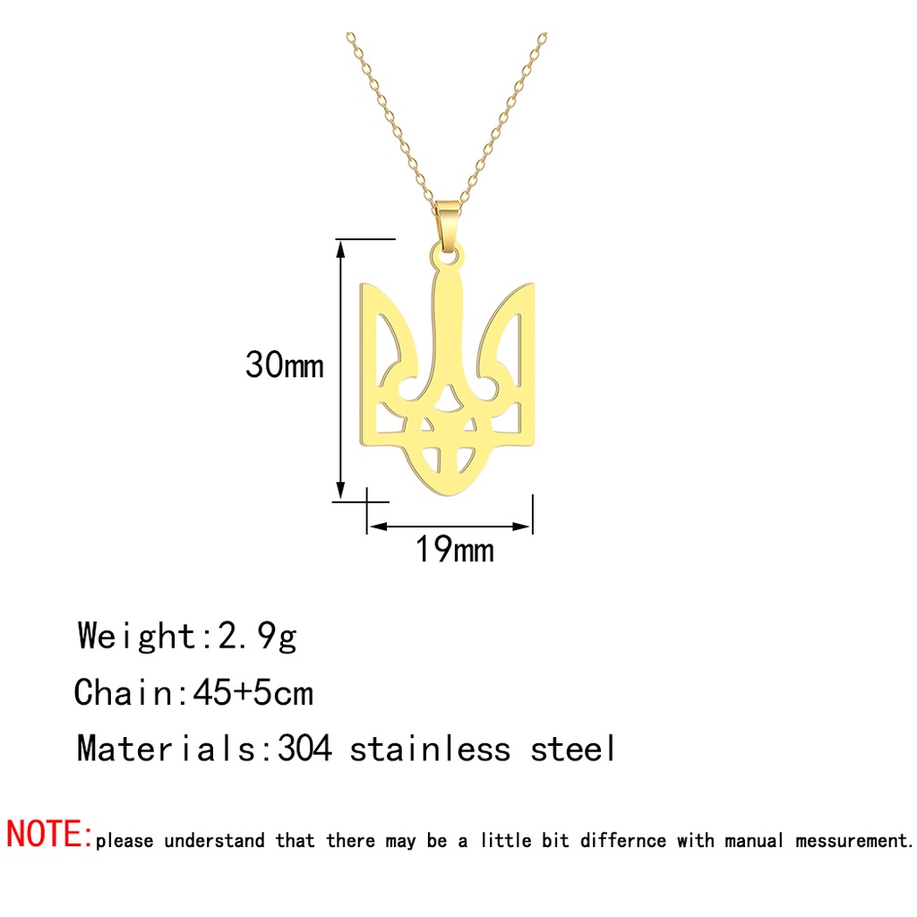 Kalung Liontin Bahan Stainless Steel Desain Simple Untuk Hadiah