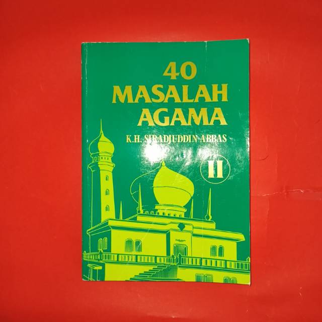 Buku 40 masalah agama.