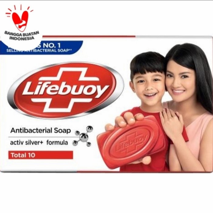 Sabun Lifebuoy Merah Sabun Mandi Batang Total 10 75g