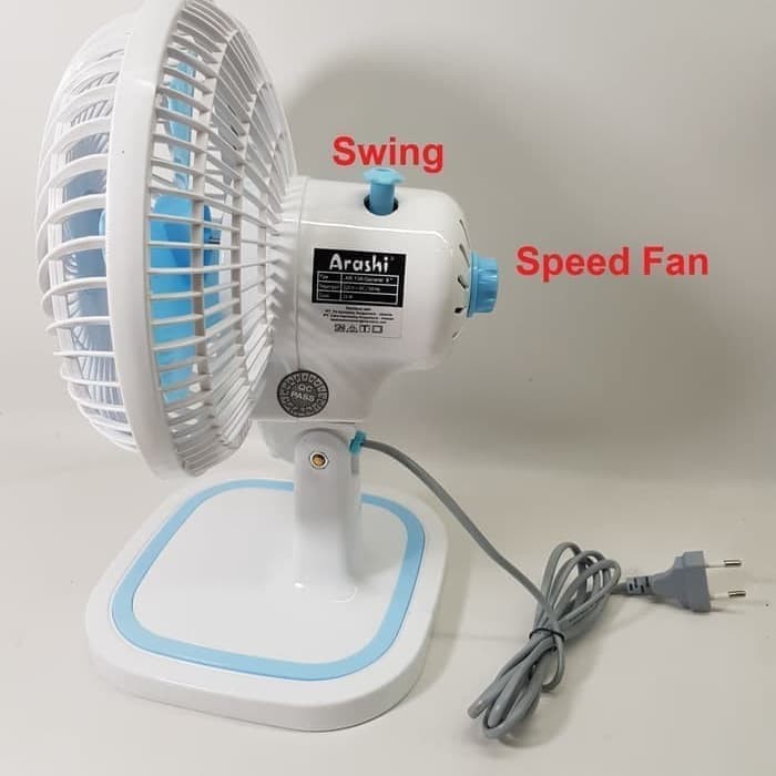 Kipas Angin Duduk Arashi / Desk fan General Arashi AR138 8 Inchi / 10 Inchi