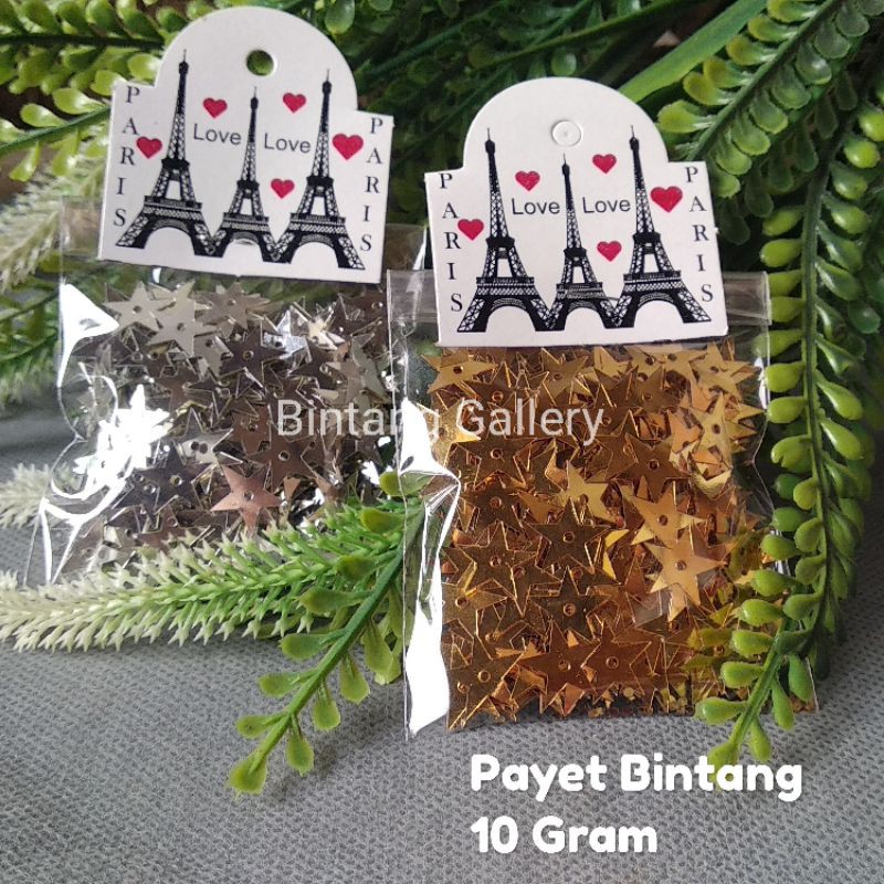 (15 gr) Payet bintang / manik manik / bahan craft