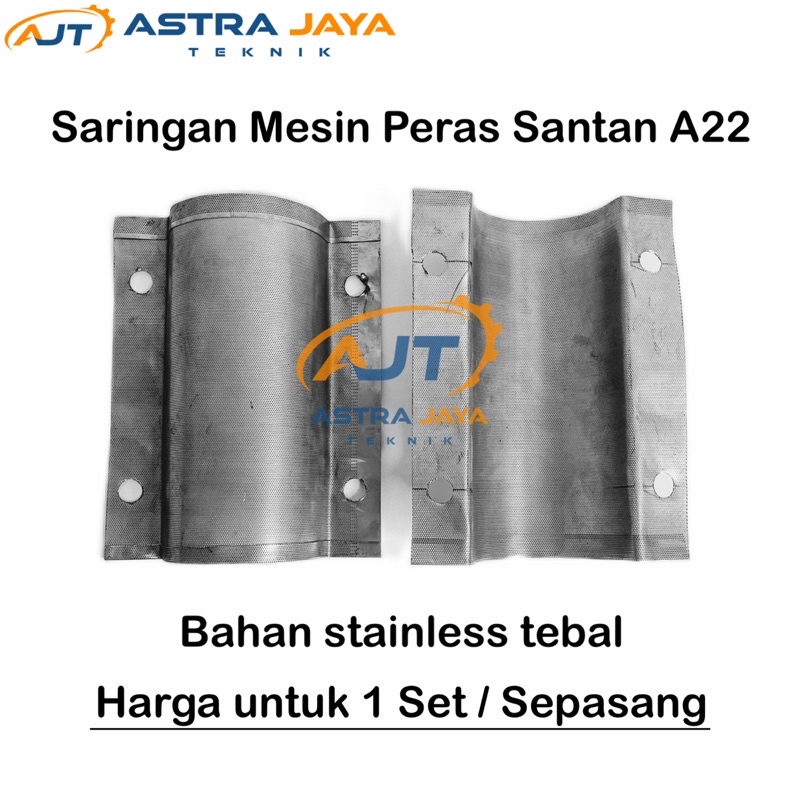 Saringan Mesin Peras Santan A22 Stainless Tebal Berkualitas Saring Press Santan