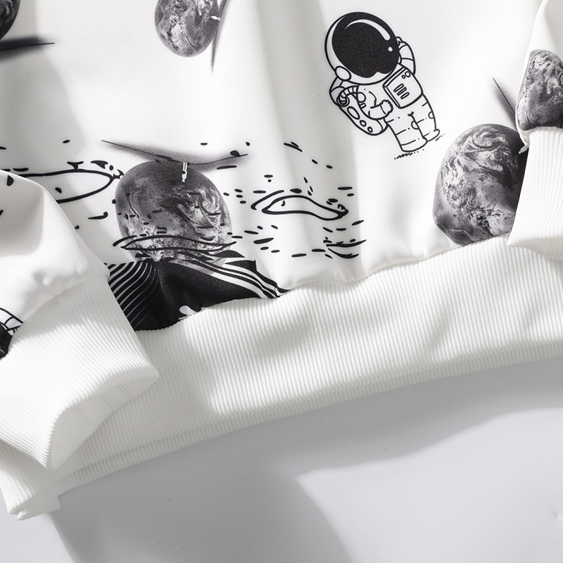 Hoodie Pria Sweater Kaos Hoodies Lengan Panjang Bahan Polyester