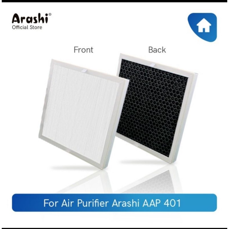 Hepa Filter Saringan 3 In 1 Untuk Air Purifier ARASHI AAP 401