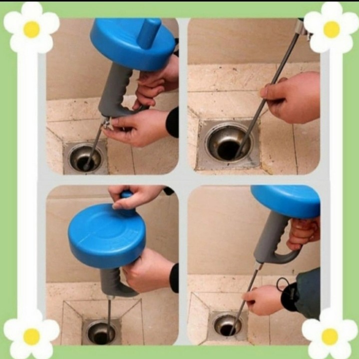 Pipe Cleaner 10 Meter - Alat Pembersih Saluran Pipa Tersumbat