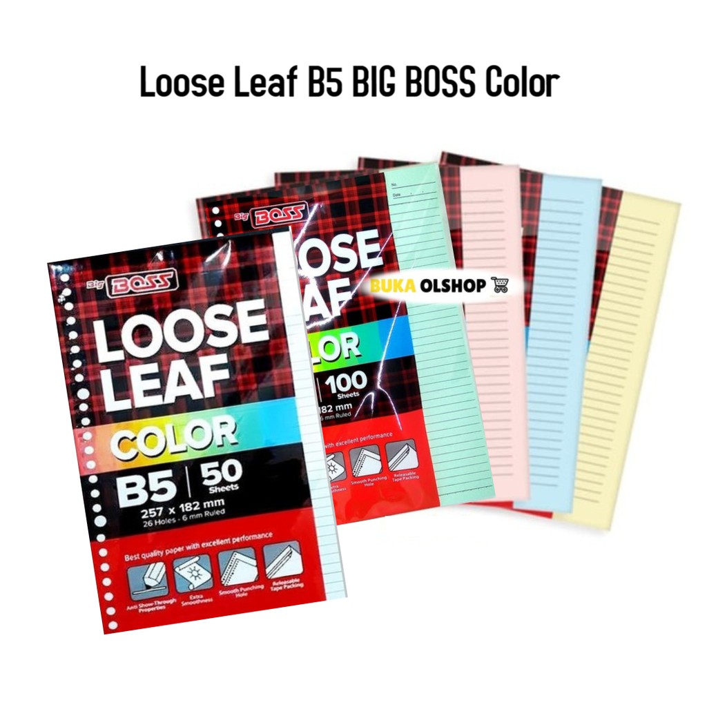 

Loose Laef B5 Big Boss Warna