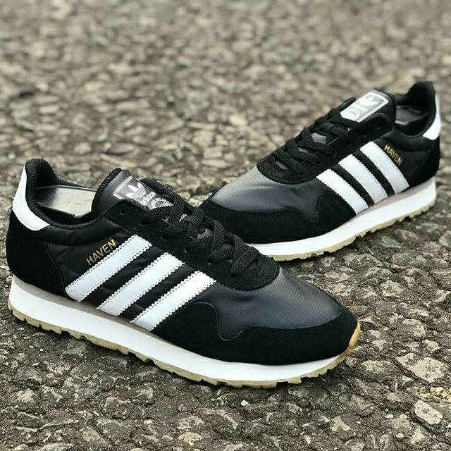 adidas haven black and white