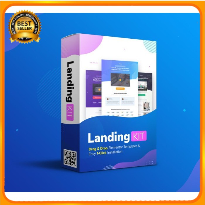 PROMO Landingkit JSON Template Wordpress | Landing Page Terbaik No.1