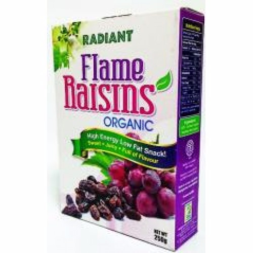 

Organic Flame Raisins 250g