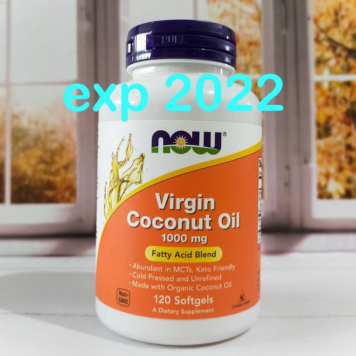 

Now Foods Virgin Coconut Oil 1000 mg 120 Softgels Now Food