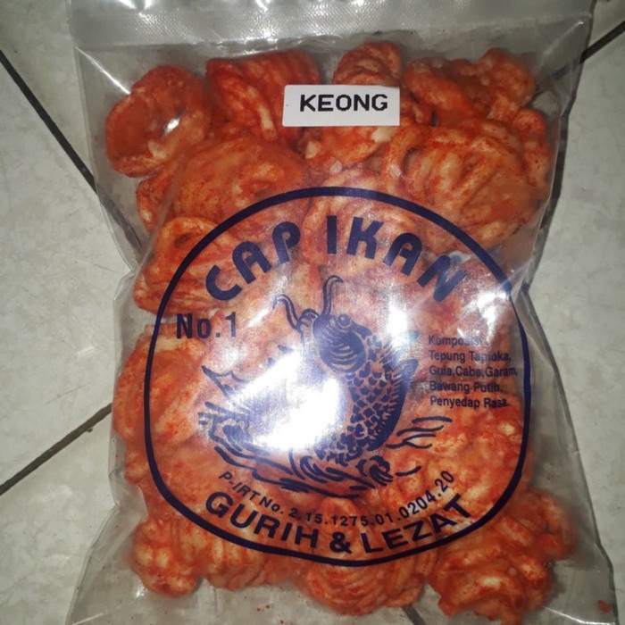

TERBARU kerupuk cap ikan / keripik cap ikan All variant cek deskrips 80-100gra