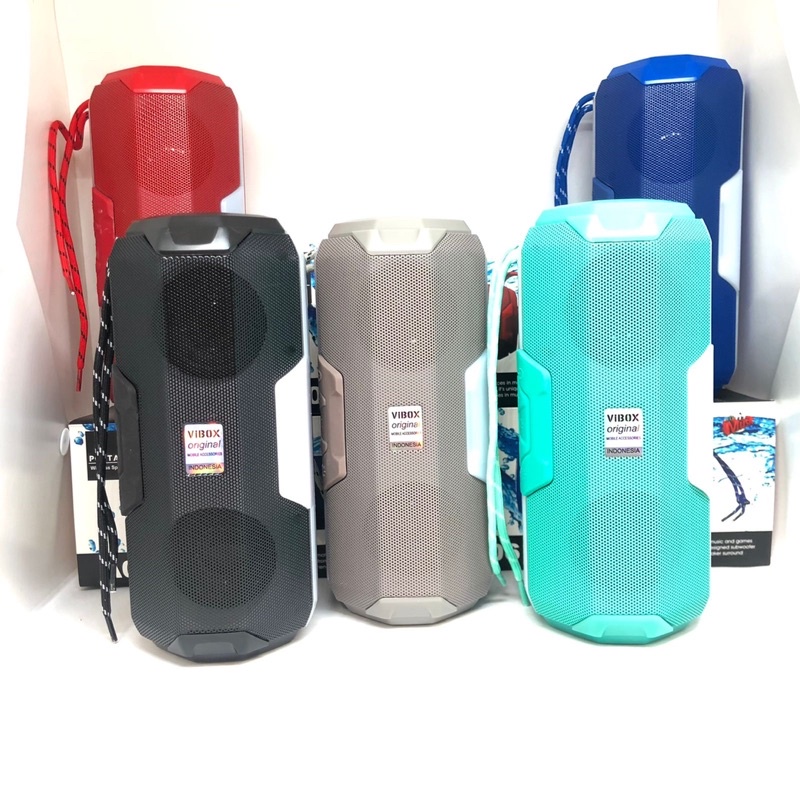 Ready Speaker Vibox Bluetooth A006 LED Suara Mantap Harga Termurah