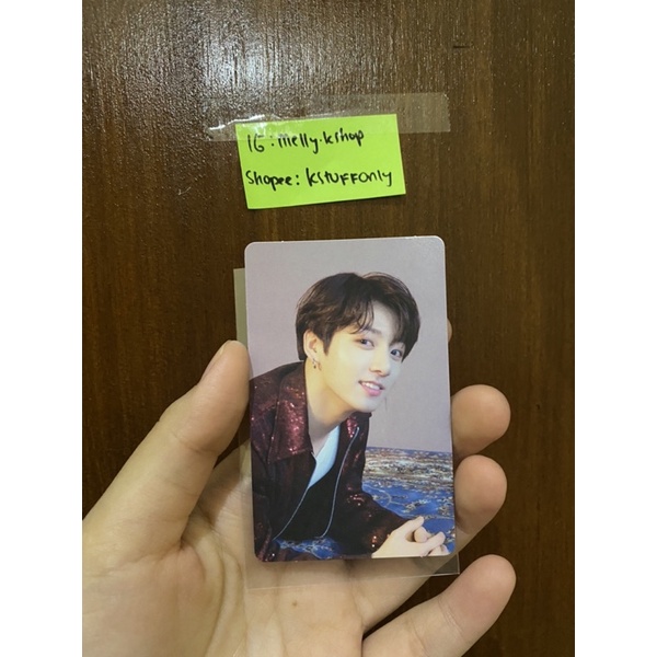 [READY PC JUNGKOOK JK TEAR MAUNG O OFFICIAL] PHOTOCARD JUNGKOOK SUGA JIN BTS ANSWER LOVEYOURSELF VER