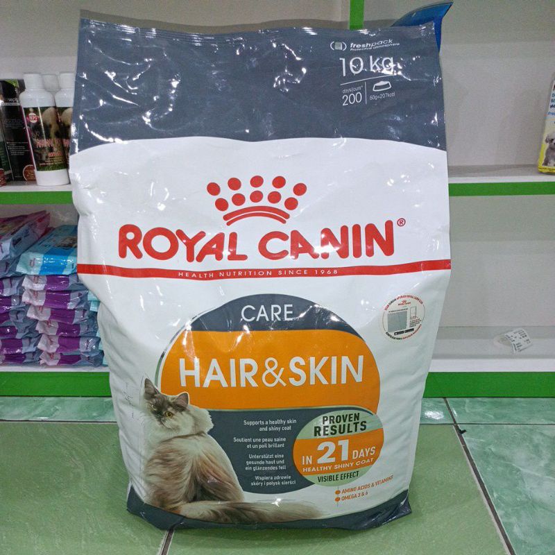 Ekspedisi ROYAL CANIN HAIR N SKIN KEMASAN 10KG FRESHPACK/ RC HAIR N SKIN