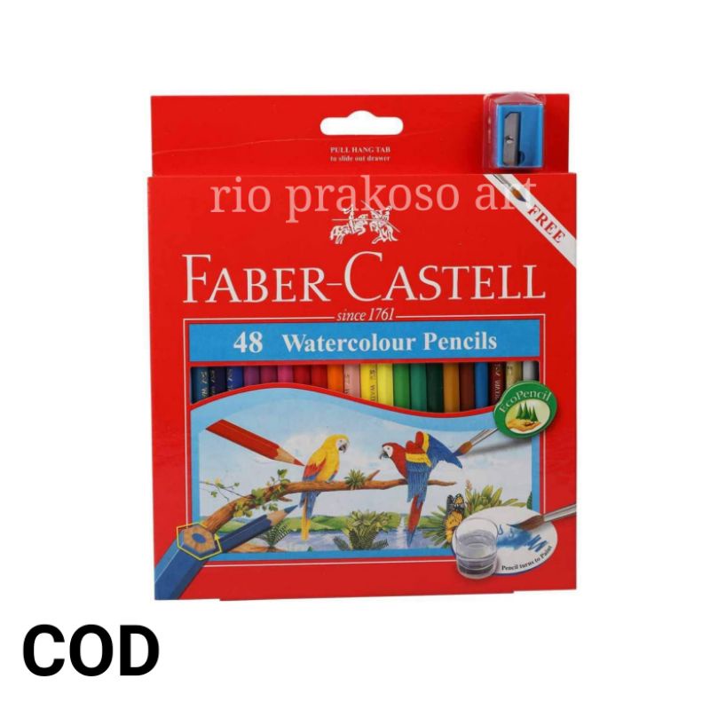 

Pensil Warna Faber Castell Watercolour isi 48 warna