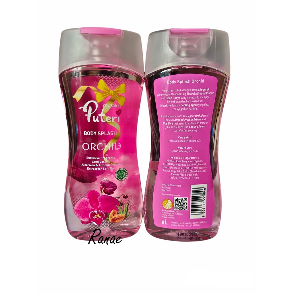 135ml PUTERI Parfum Wanita Long Lasting - Body Splash