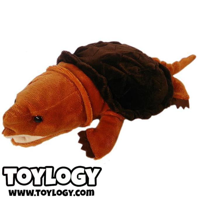 Boneka Hewan Kura-kura ( Common Snapping Turtle Doll ) 14 inch