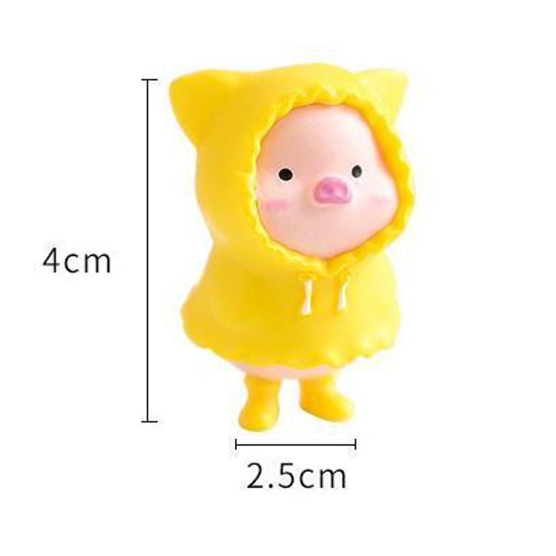 Ornamen Boneka Babi Mini Untuk Dekorasi Rumah / Kantor