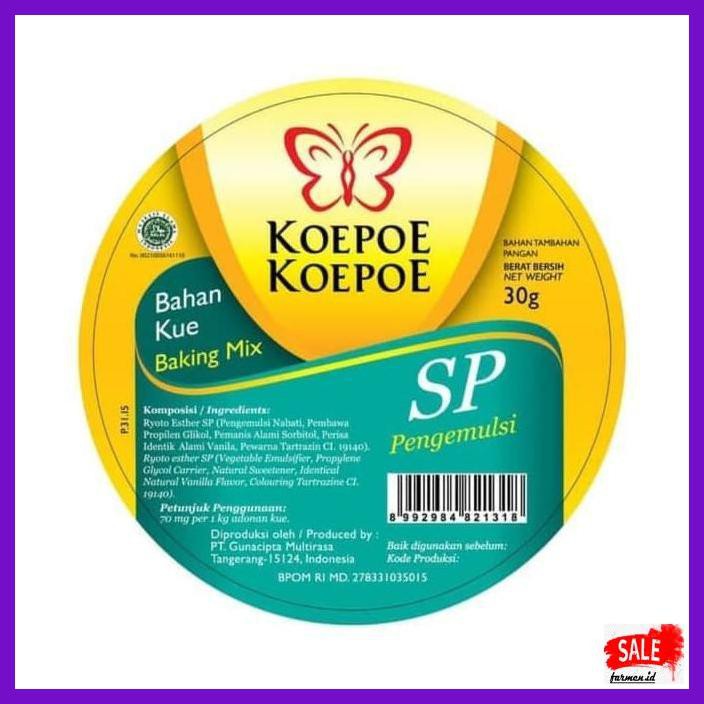 

DERPOWBAKING- KOEPOE KOEPE SP / BAHAN KUE SP / PENGEMULSI / BAKING MIX 30 G -ASLIII.