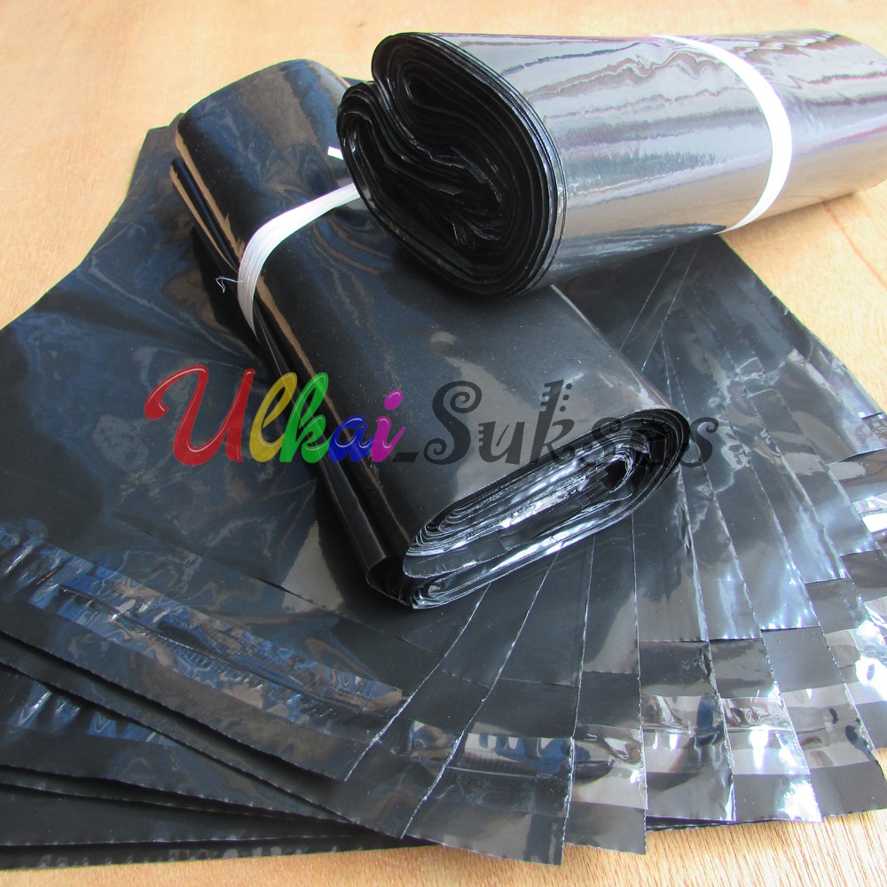 Plastik Polymailer Tanpa Plong Isi 100pcs UK 25x40 Tebal Termurah Bahan Glossy Bukan ECO Plastik Packing l Baju l Sweater l Kerudung l Celana l DLL Plastik Olshop