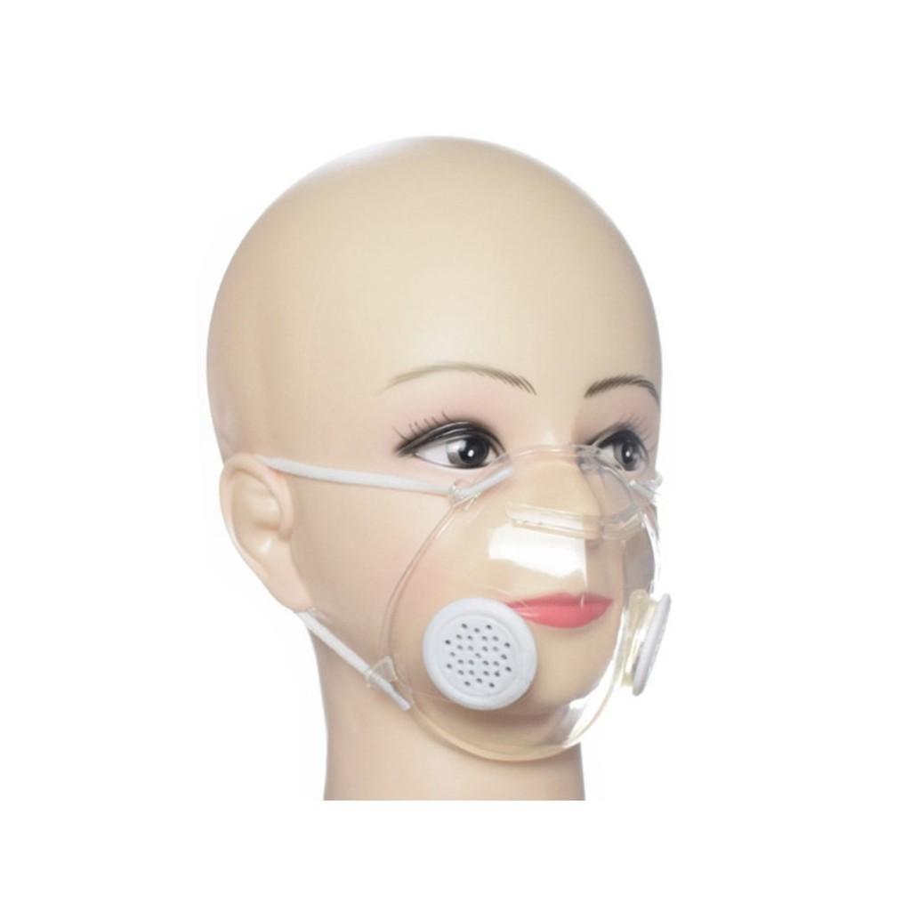 Masker transparan / silikon antivirus