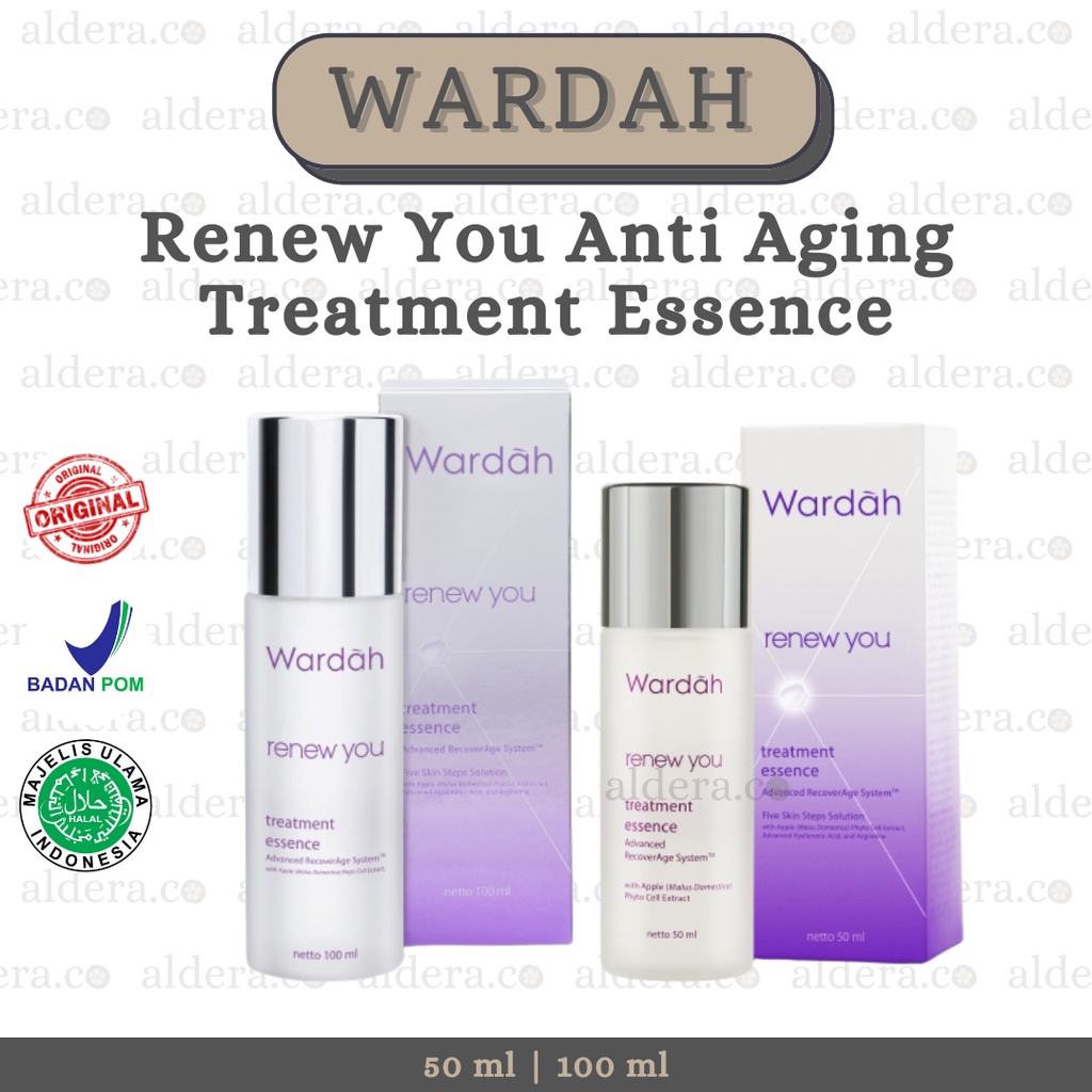 WARDAH Renew You Anti Aging Treatment Essence - Hydrating Face Essence Wardah , Essence Wajah