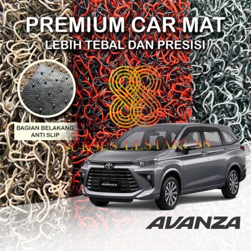 KARPET MOBIL PREMIUM TOYOTA AVANZA / TOYOTA VELOZ MIE BIHUN 2 WARNA