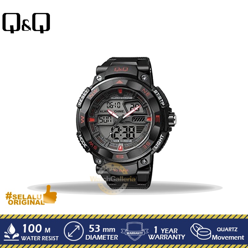 Q&Q GW85j002Y GW85j Digital Rubber Strap