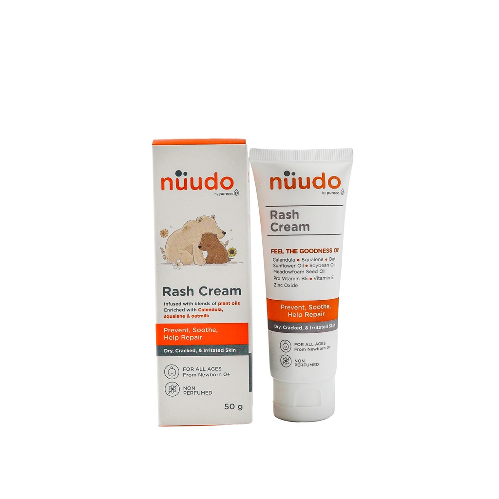 Nuudo Rash Cream Krim Ruam Popok Bayi 50gr