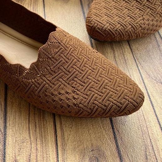 Sepatu flat Wanita Rajut Impor Genio