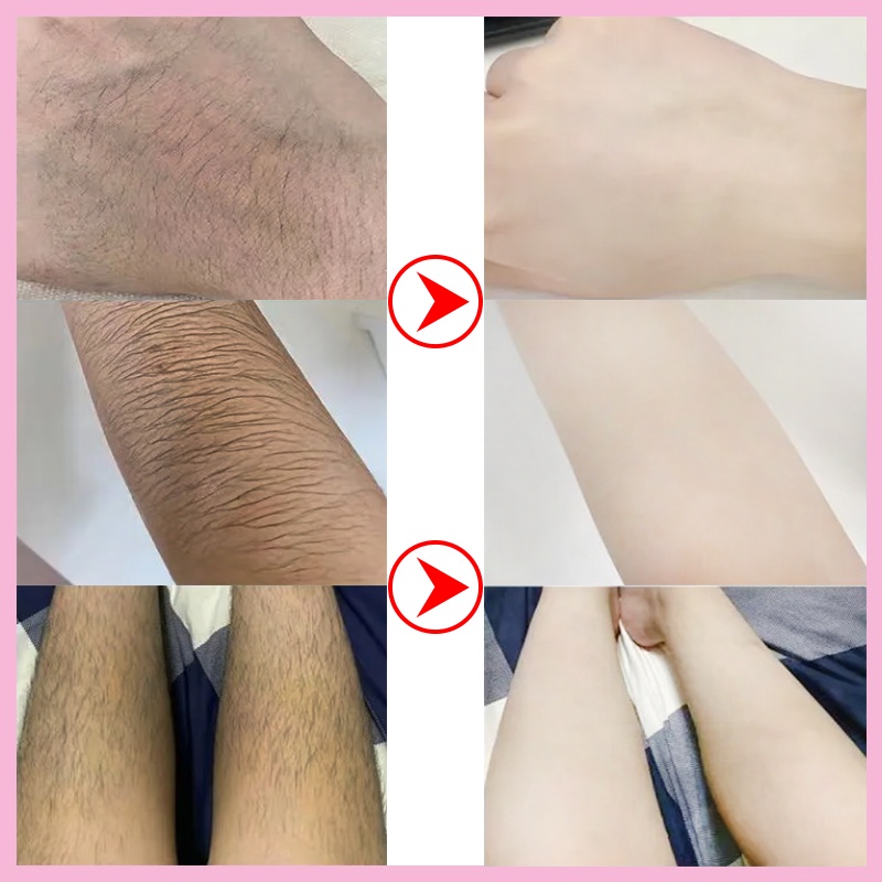 Cream Krim Spray Penghilang bulu permanen rambut Hair removal cream 120ml Rambut ketiak Penghilang bulu Bagian privat kaki Lengan Krim penghilang rambut cepat yang aman lembut tanpa rasa sakit