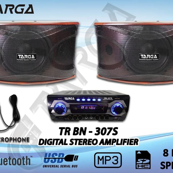 PAKET SOUND MINI TARGA BN 307 S ( 8 inch ) ORIGINAL