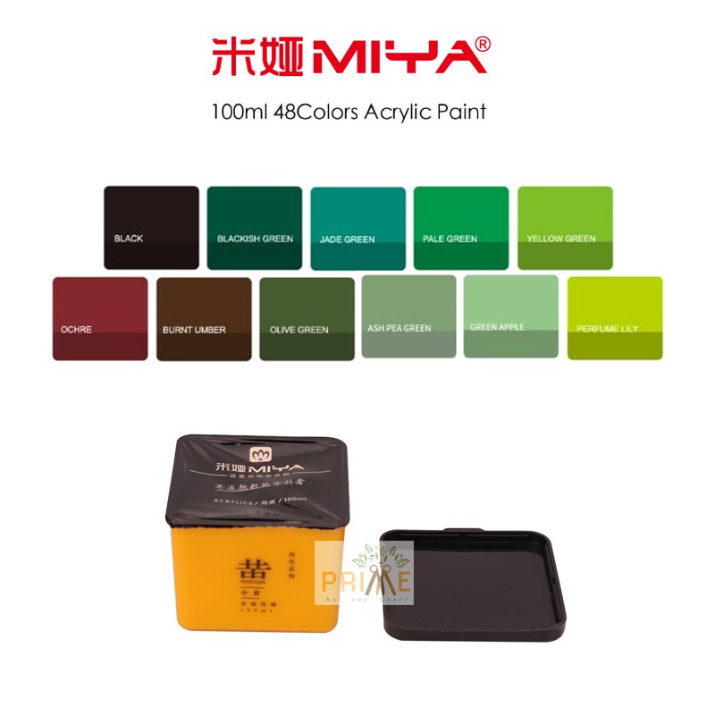 

miya cat acrylic / akrilik 100ml series black,brown,green